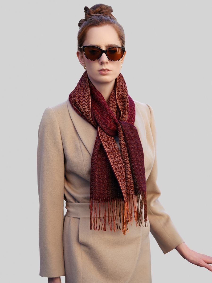 Baby Alpaca Silk Scarf - Qinti - The Peruvian Shop