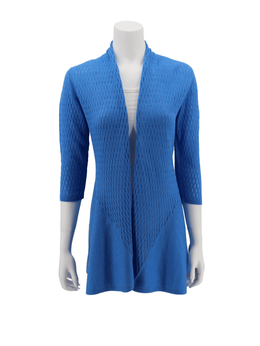 Pima Cotton Cardigan - Waves - Qinti - The Peruvian Shop
