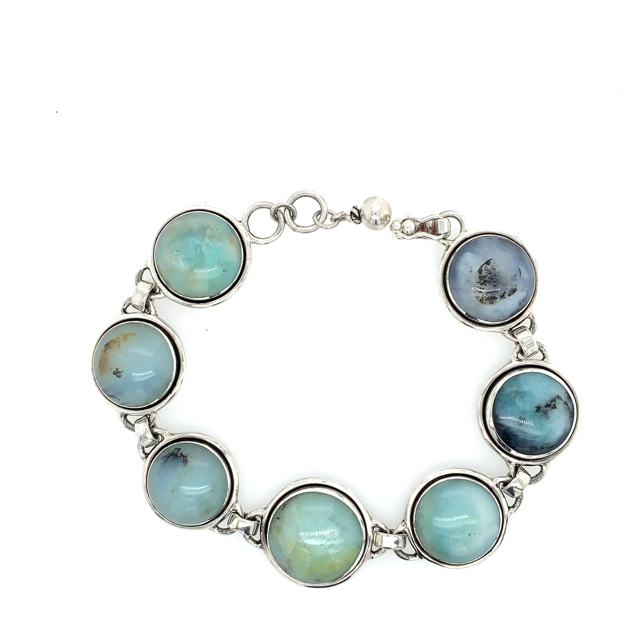 Peruvian Blue Opal Necklace - Qinti - The Peruvian Shop