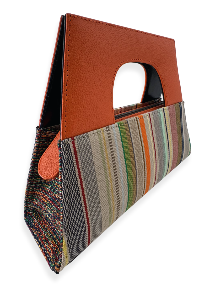 A-Chica Handbag - Taupe Orange