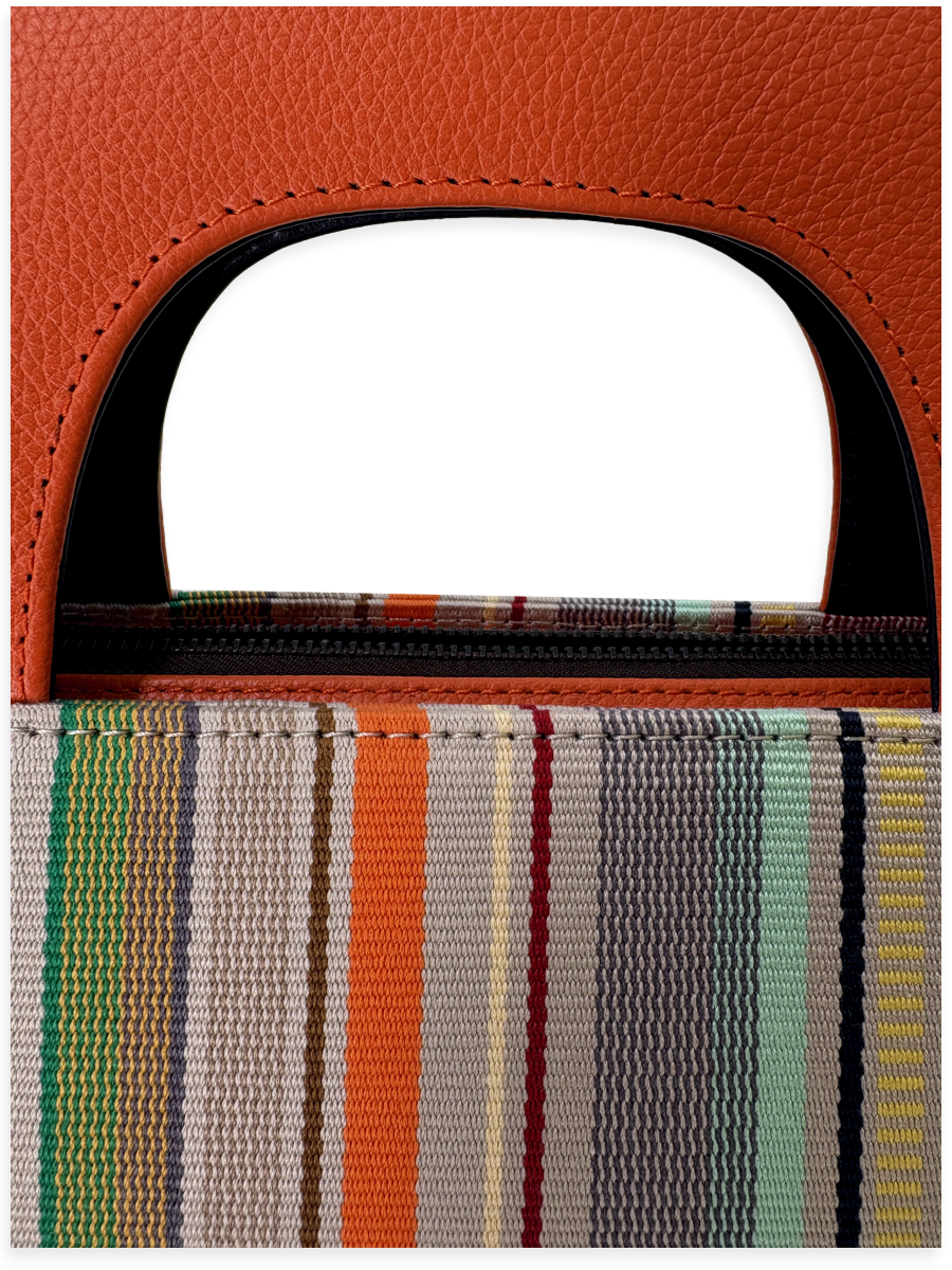 A-Chica Handbag - Taupe Orange