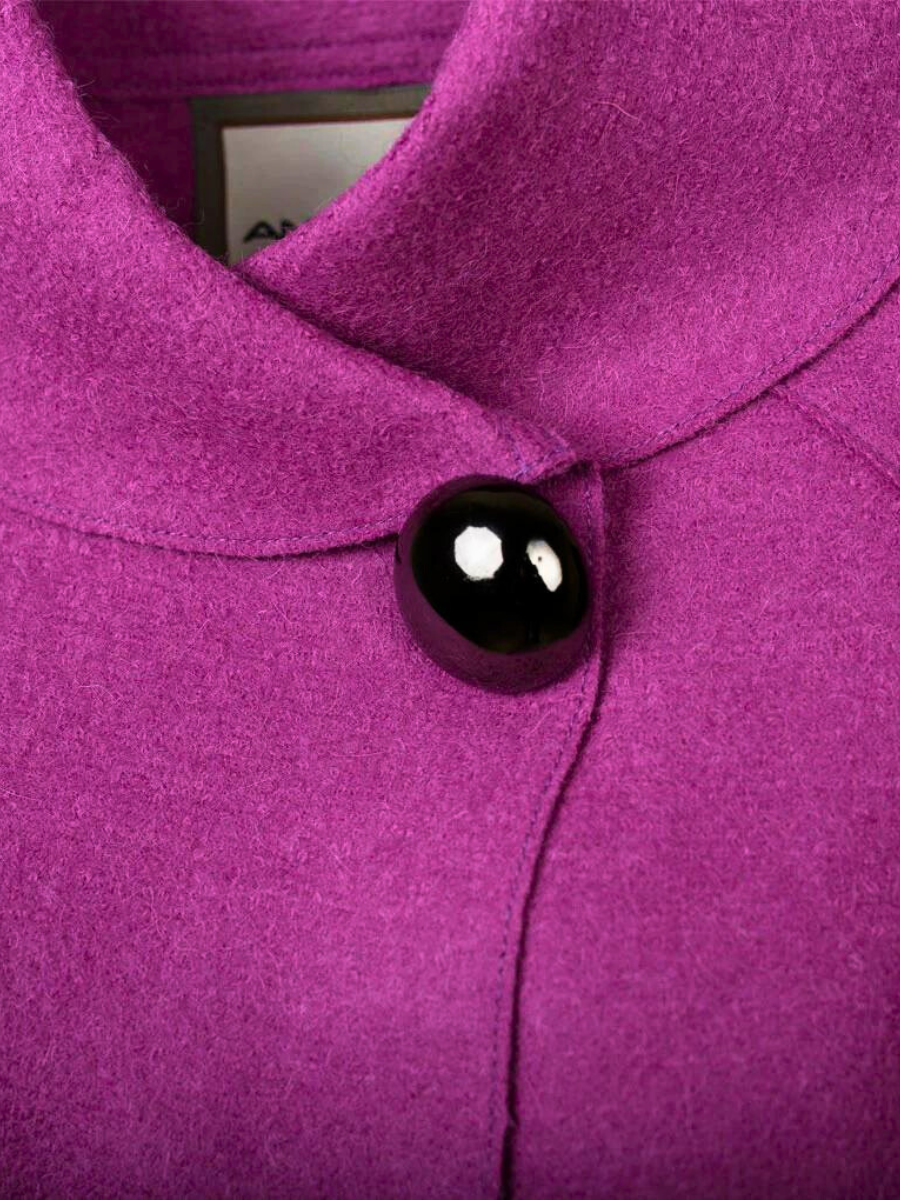 Baby Alpaca Audrey Jacket in lilac - QINTI The Peruvian Shop