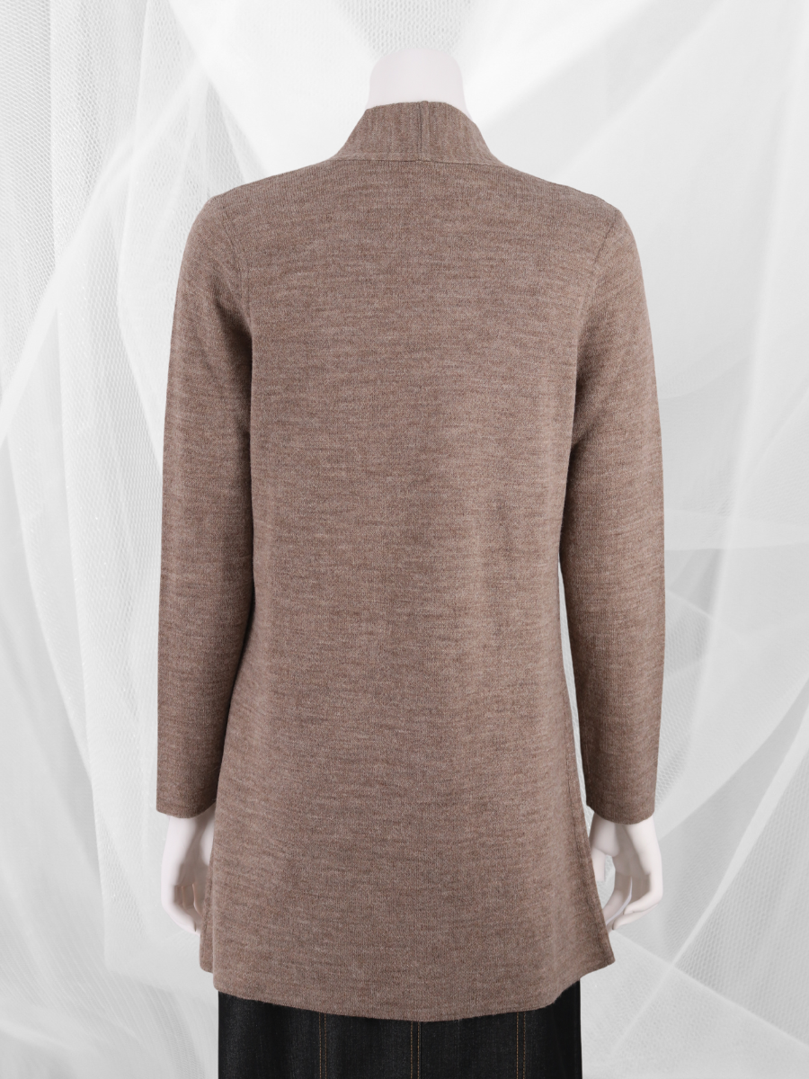 Baby Alpaca Reversible cardigan - QINTI The Peruvian Shop