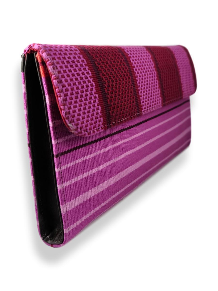 Large Classic Clutch Bag - Orchids - Qinti - The Peruvian Shop