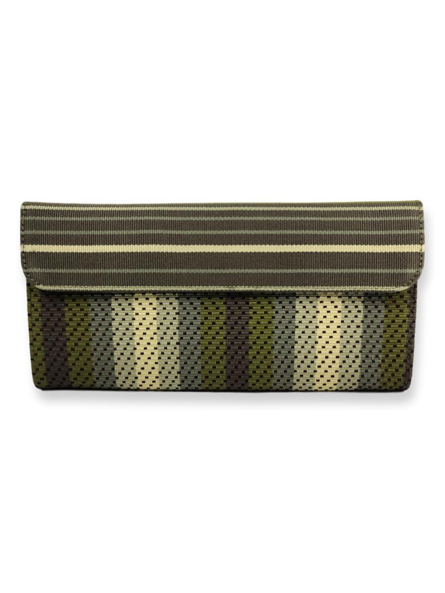 Large Clutch Bag - Greens - Qinti - The Peruvian Shop