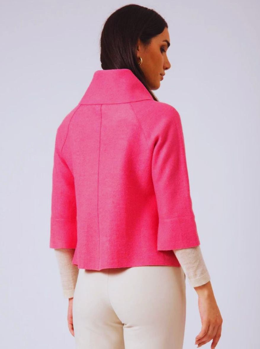 Audrey Jacket in Pink - Qinti - The Peruvian Shop