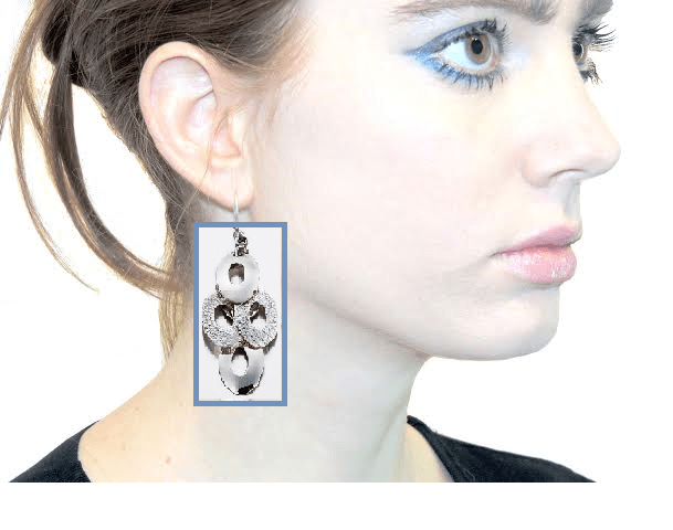 Open Ovals Cascade Earrings in High Polish & Textured Sterling Silver - Qinti - The Peruvian Shop
