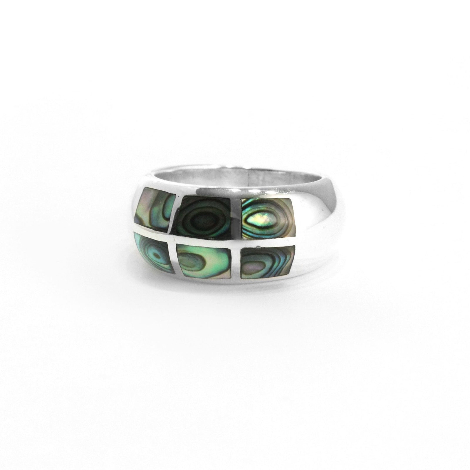 Abalone Ring in Sterling Silver - Qinti - The Peruvian Shop