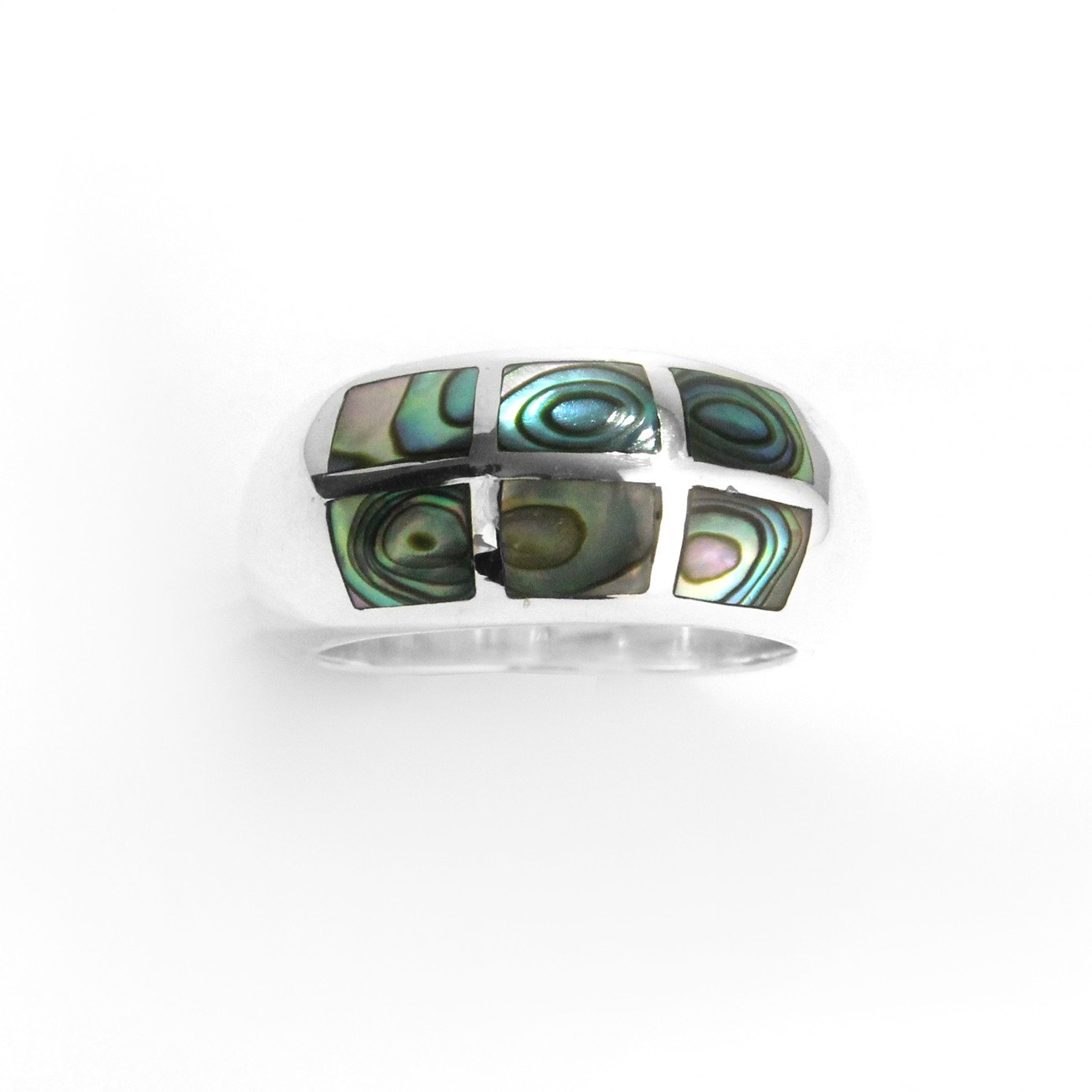 Abalone Ring in Sterling Silver - Qinti - The Peruvian Shop