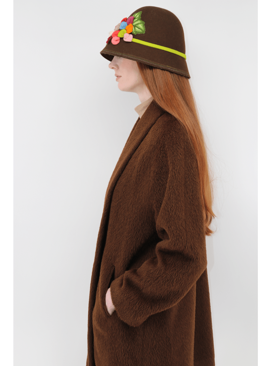 Suri Alpaca Swing Coat - Qinti - The Peruvian Shop Suri Alpaca Swing Coat - Qinti - The Peruvian Shop