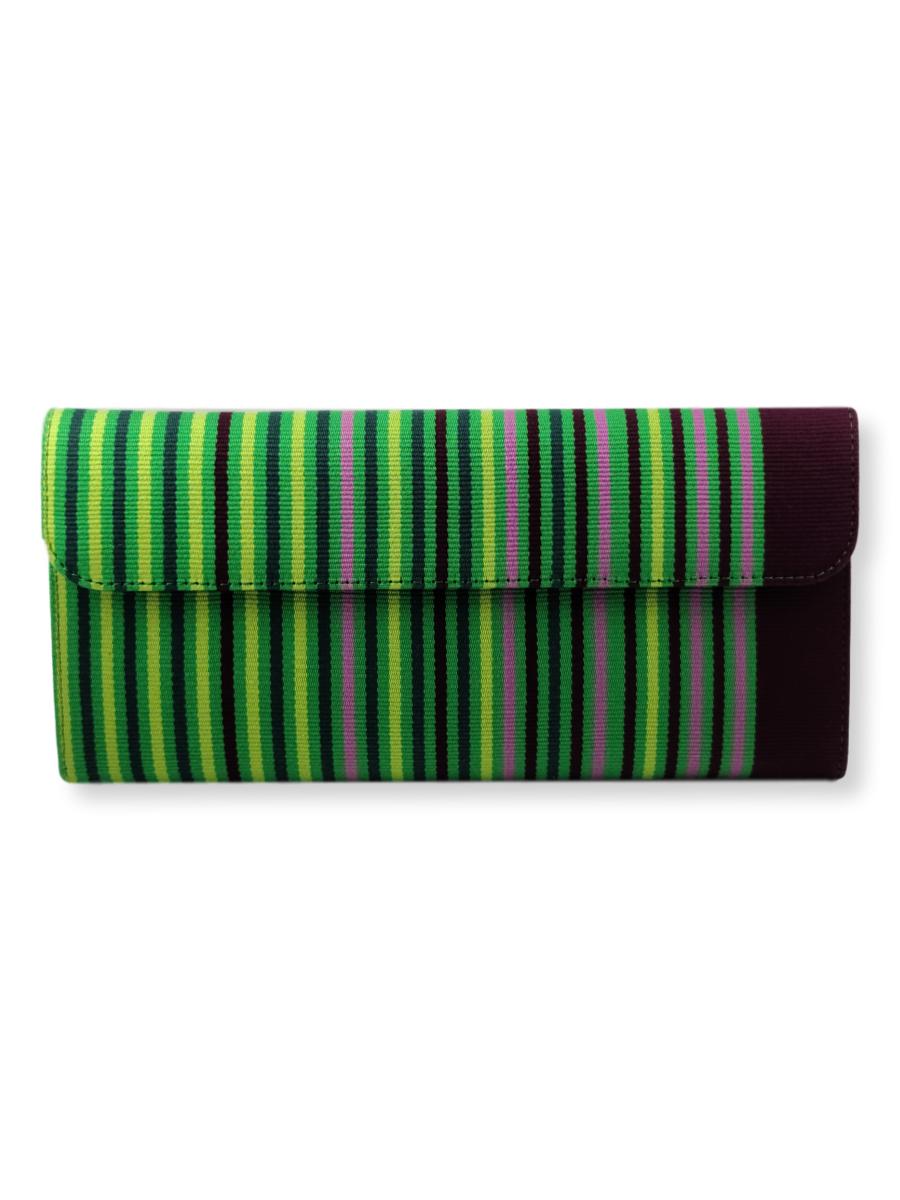 Large Classic Clutch Bag - Orchid 2 - Qinti - The Peruvian Shop