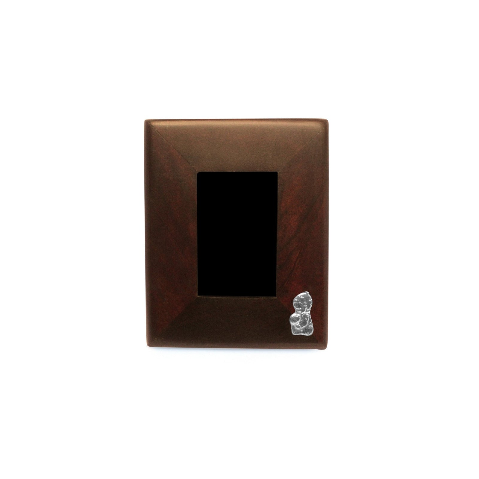 BABY and BALL Mahogany Frame with Sterling Silver Accent - Qinti - The Peruvian Shop