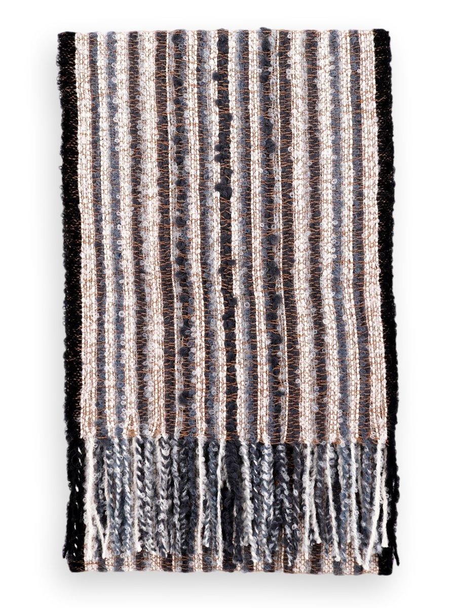 100% Baby Alpaca Boucle Scarf - Qinti - The Peruvian Shop