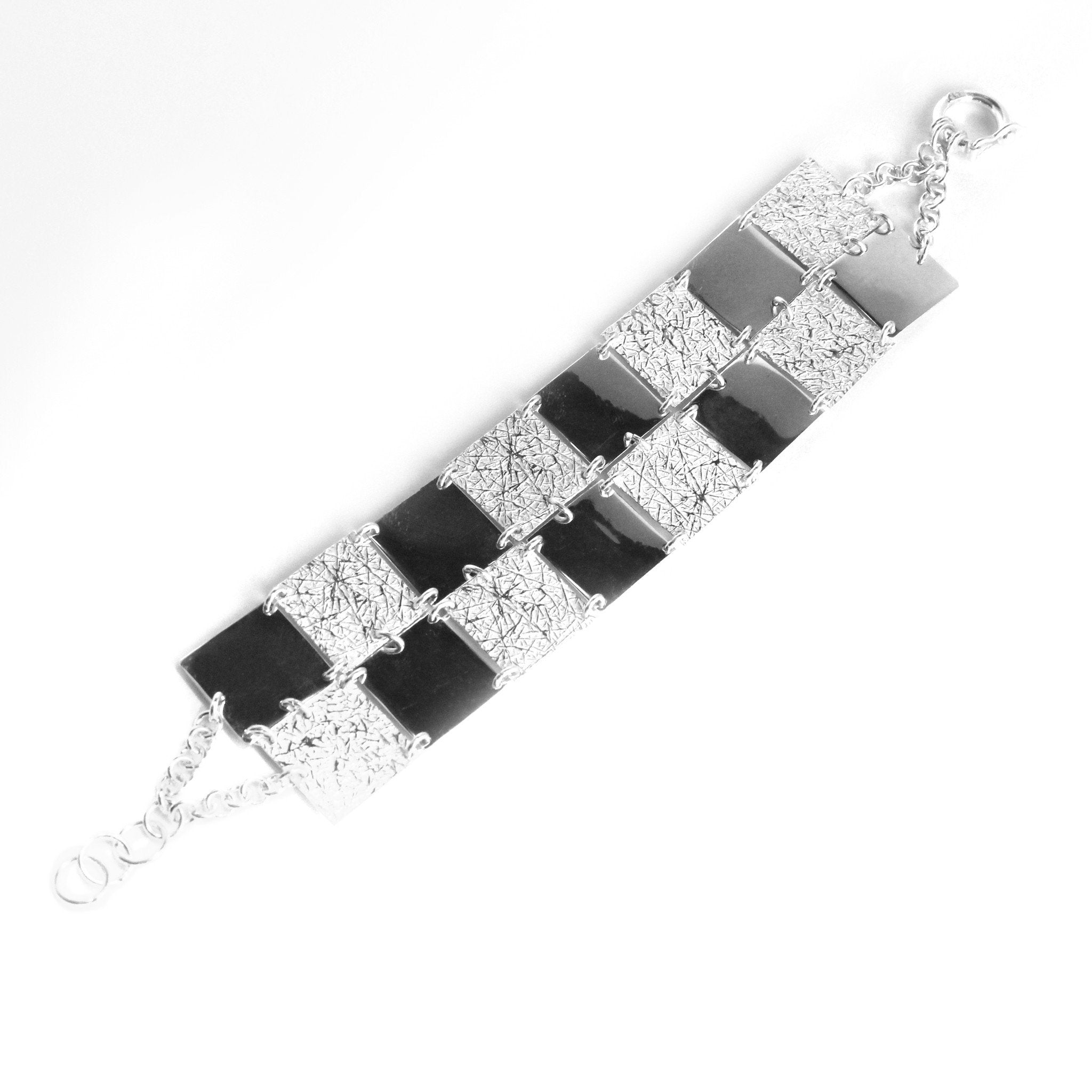Chess Sterling Silver Bracelet - Qinti - The Peruvian Shop