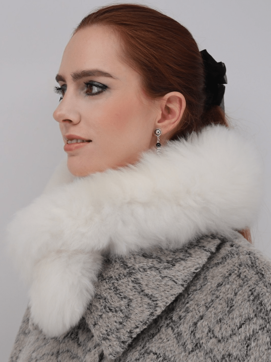 Women's Alpaca Fur Pull-Through Loop - Qinti - The Peruvian Shop