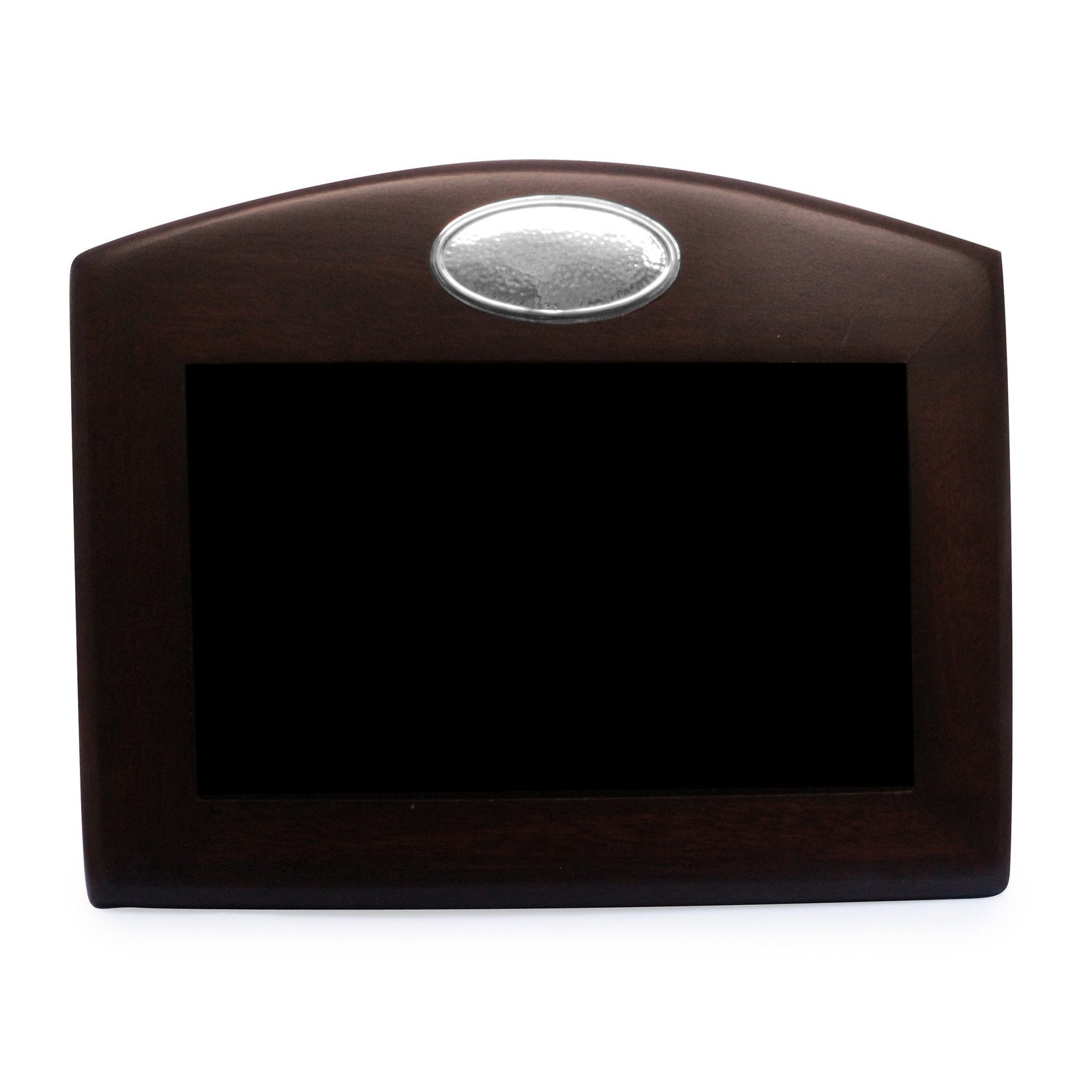 Mahogany Frame with Sterling Silver Plaque - Qinti - The Peruvian Shop
