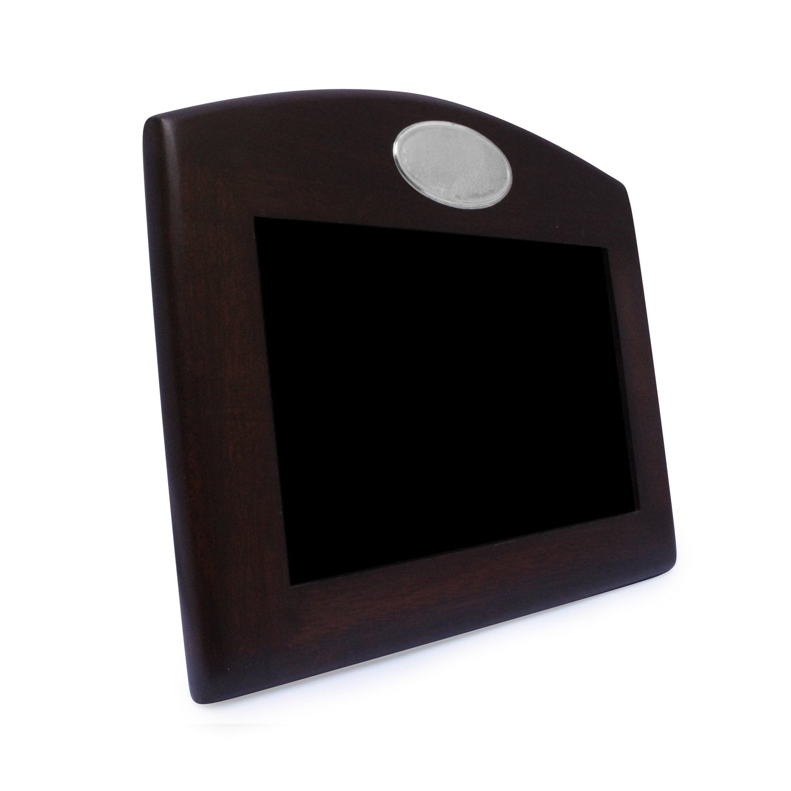 Mahogany Frame with Sterling Silver Plaque - Qinti - The Peruvian Shop