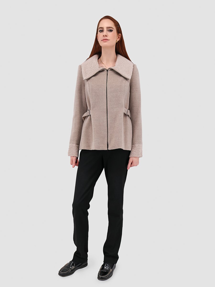 Baby Alpaca Aviator Jacket - The Amelia Jacket - Qinti - The Peruvian Shop