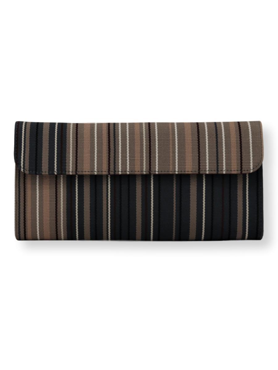 Large Clutch Bag -  charcoal/taupe/beige/white - Qinti - The Peruvian Shop