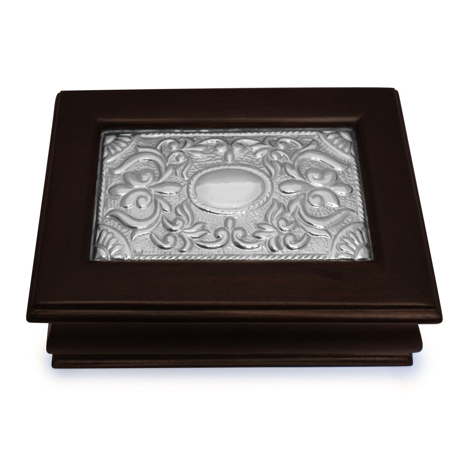 Keepsake Box – Sterling Silver Décor - Medium - Qinti - The Peruvian Shop