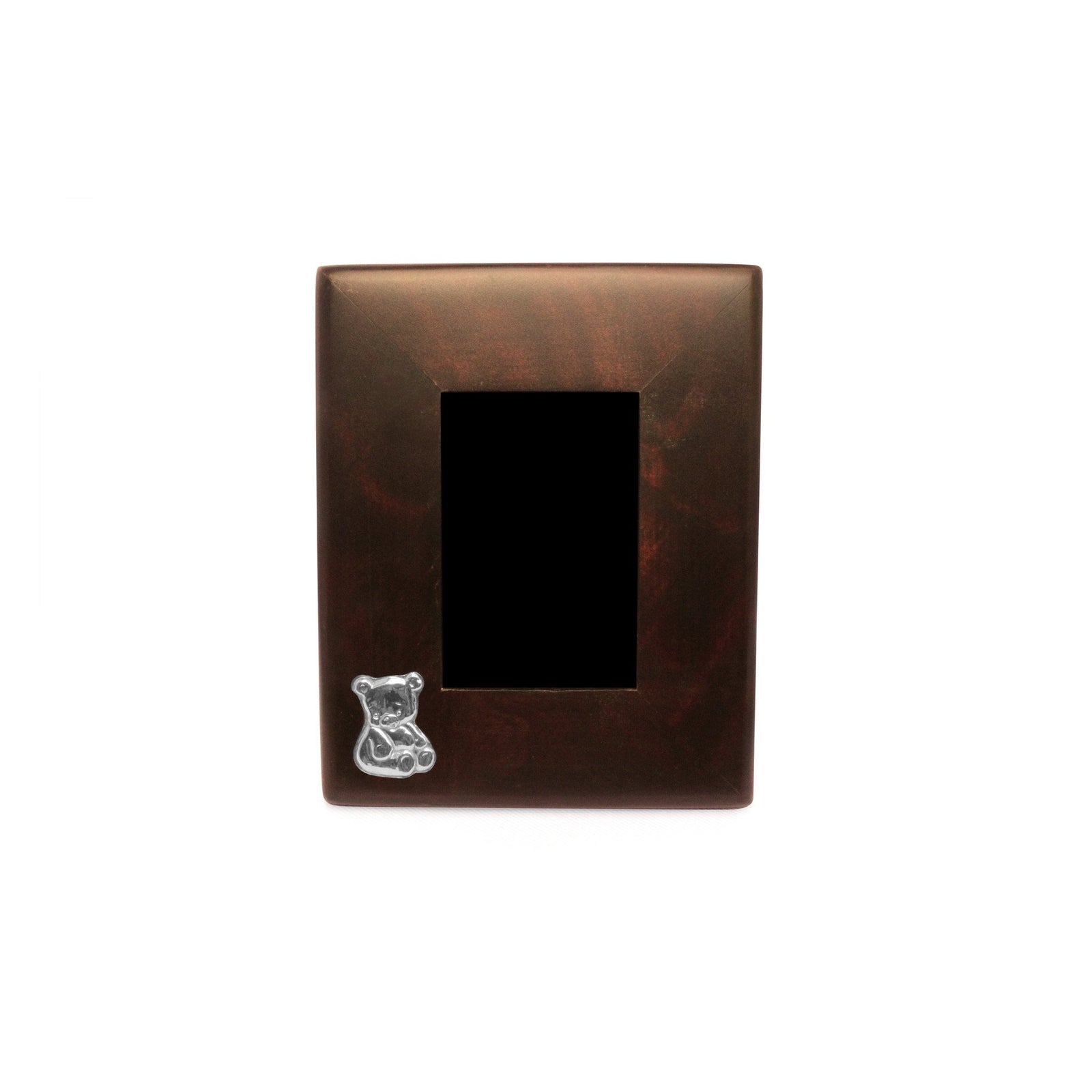 LITTLE BEAR Mahogany Frame with Sterling Silver Accent - Qinti - The Peruvian Shop