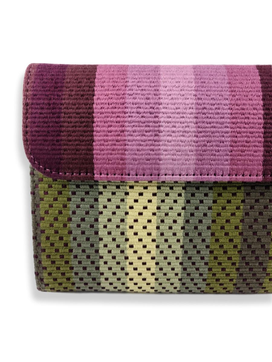Large Clutch Bag - Greens - Qinti - The Peruvian Shop