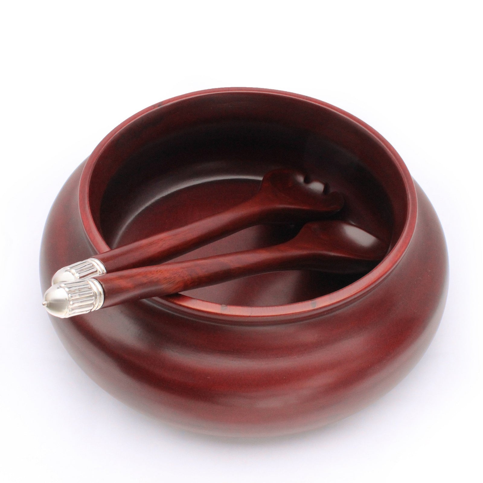 Mahogany Salad Bowl - Qinti - The Peruvian Shop