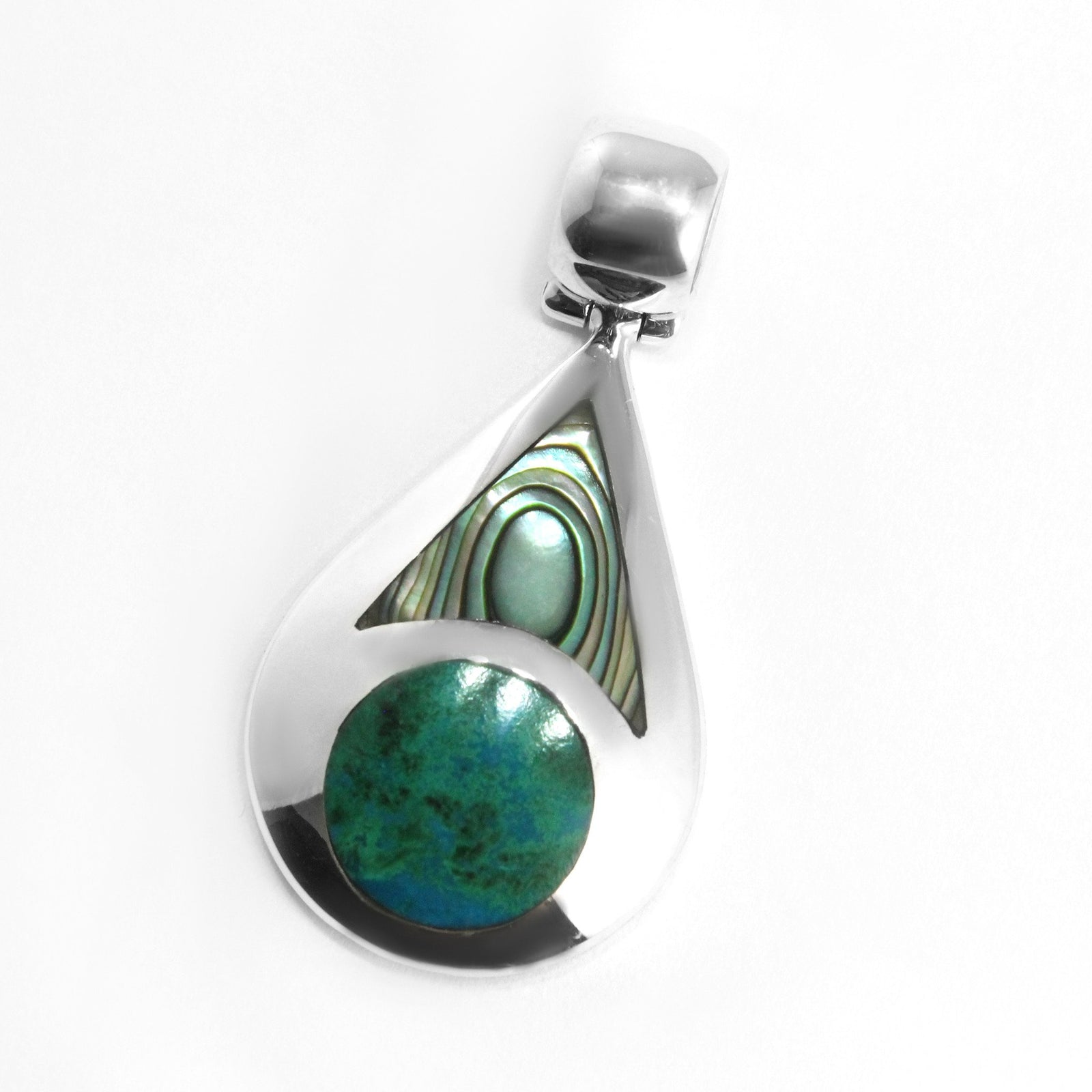 Peacock Pendant Sterling Silver - Qinti - The Peruvian Shop