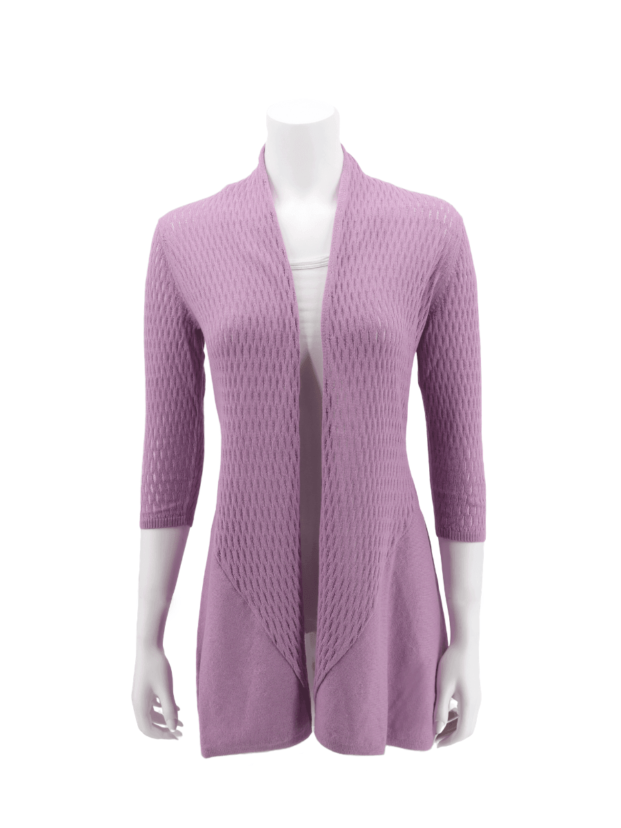 Pima Cotton Cardigan Waves Qinti The Peruvian Shop