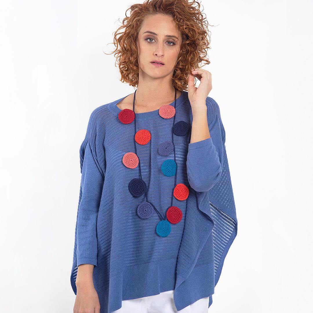 Pima Cotton Knit Tunic Top - Qinti - The Peruvian Shop