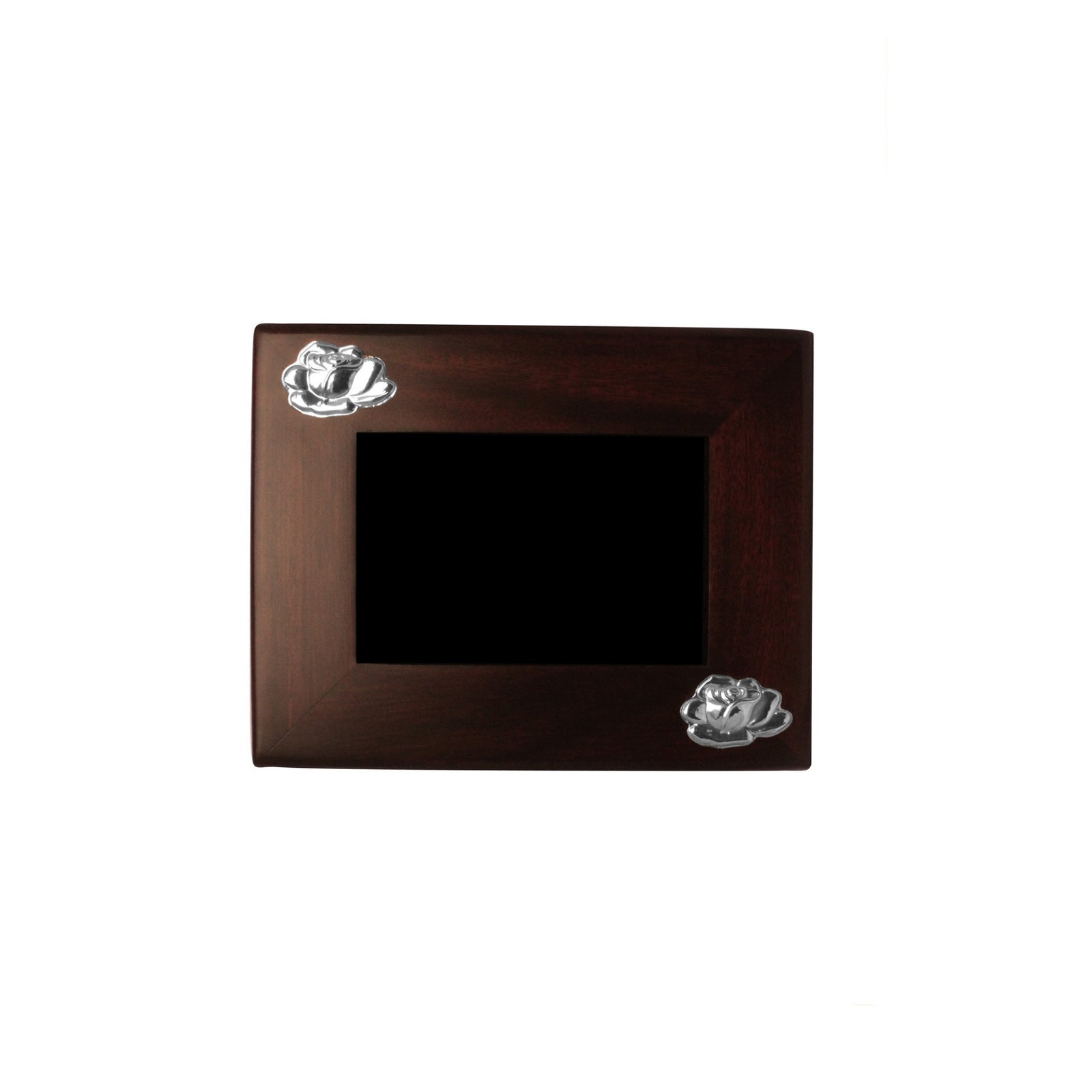 ROSAS Mahogany Frame with Sterling Silver Decor - Qinti - The Peruvian Shop