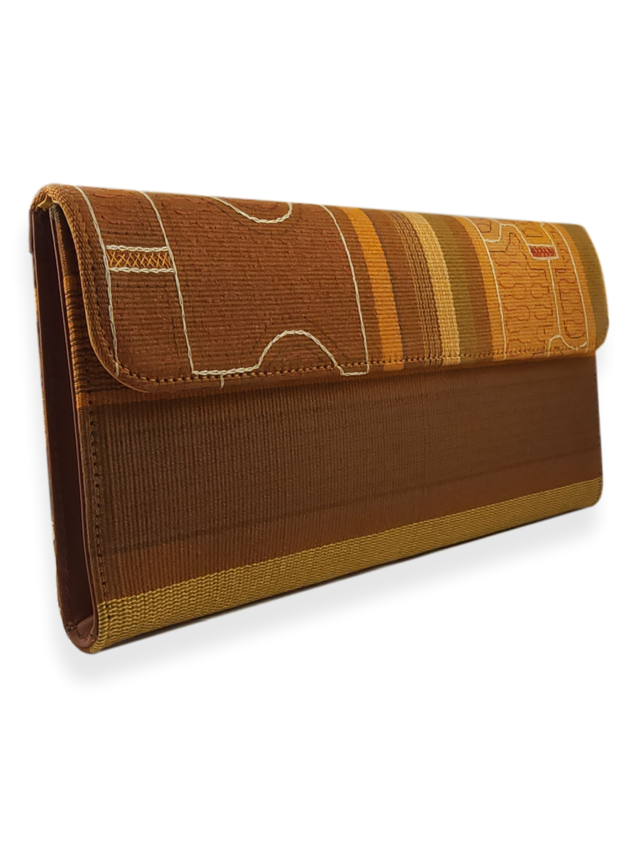 Large Rectangular Clutch 1 - Shipibo Textile Collection