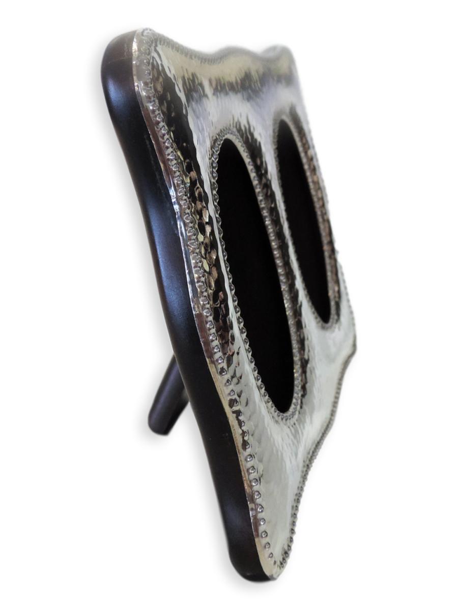 Sterling Silver Double Picture Frame - Qinti - The Peruvian Shop