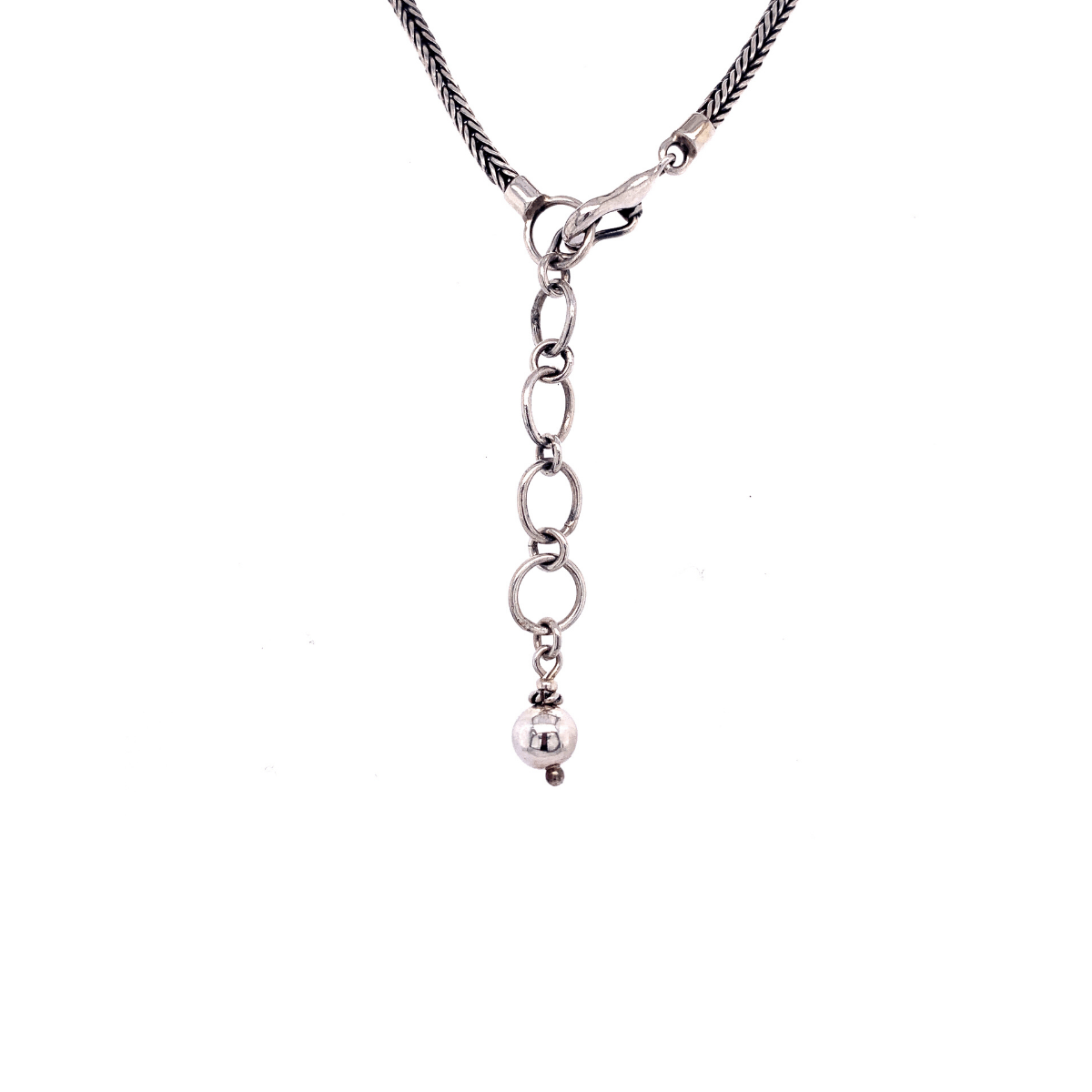 Abalone Shell Disks & Flowers Sterling Silver Necklace - Qinti - The Peruvian Shop