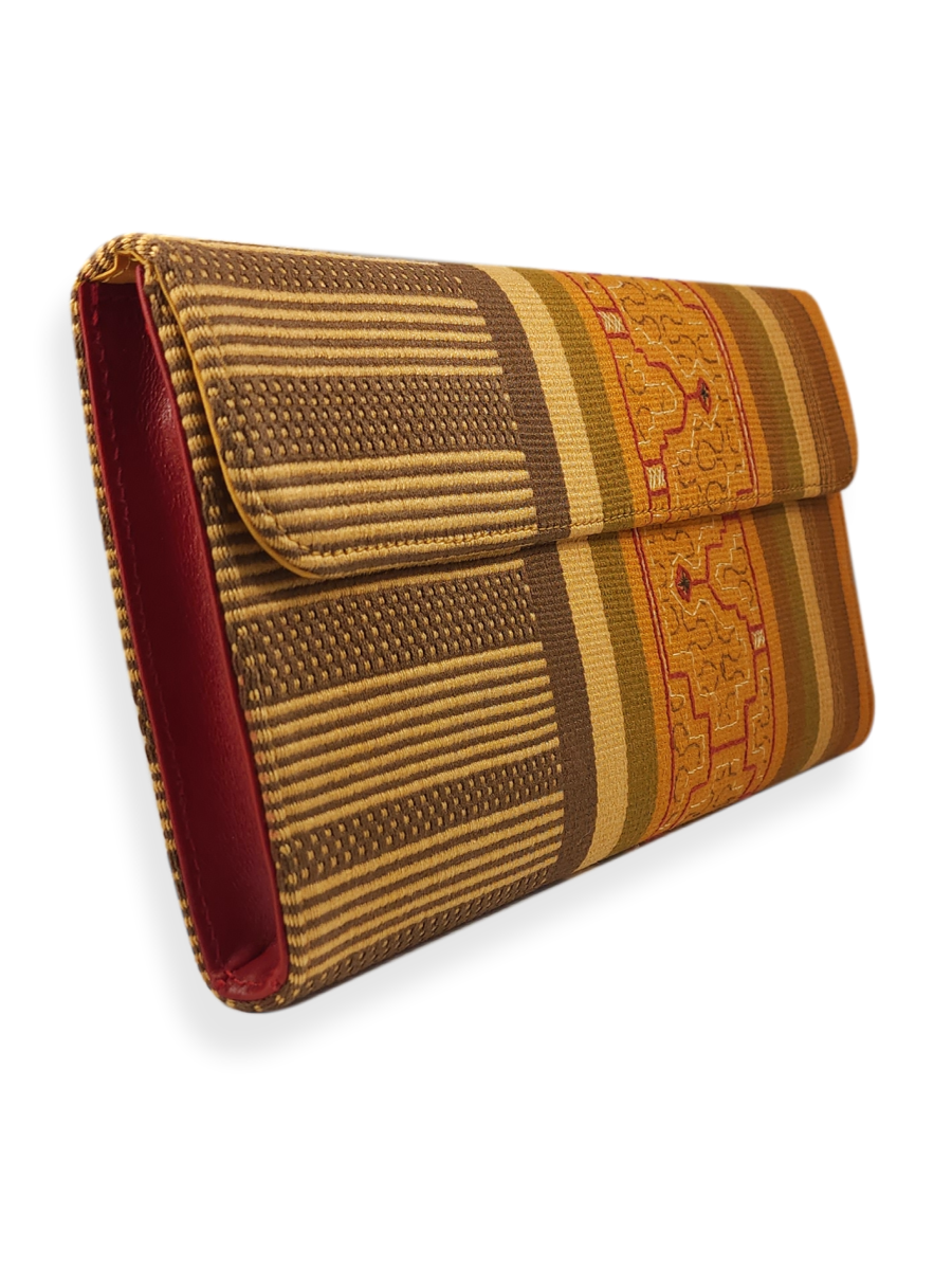 Large Rectangular Clutch 2 - Shipibo Textile Collection