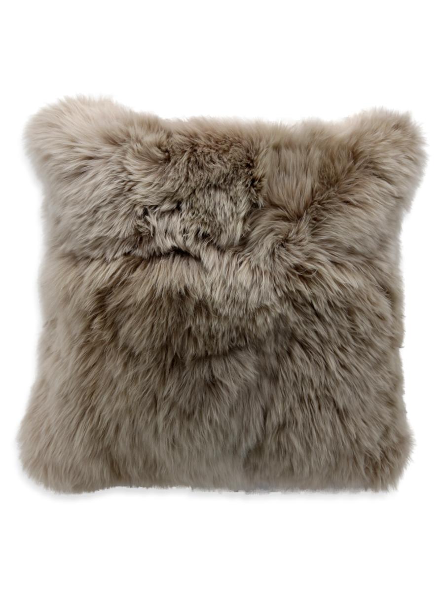 Suri Alpaca Fur Cushion Cover - One-Sided - Qinti - The Peruvian Shop